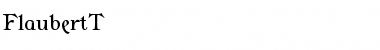 Download Flaubert!" Regular Font Title Preview