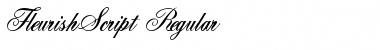 Download FleurishScript Regular Font Title Preview