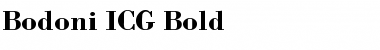 Download Bodoni ICG Bold Font Title Preview