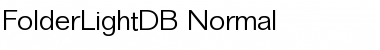 Download FolderLightDB Normal Font Title Preview