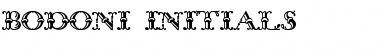 Download Bodoni Initials Regular Font Title Preview