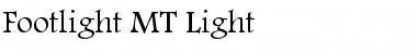 Download Footlight MT Light Regular Font Title Preview