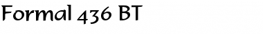 Download Formal436 BT Regular Font Title Preview