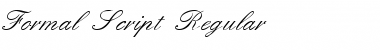 Download Formal Script Regular Font Title Preview