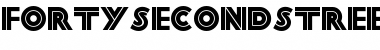 Download FortySecondStreetHB Regular Font Title Preview