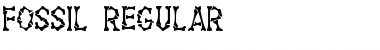 Download Fossil Regular Font Title Preview