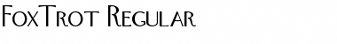 Download FoxTrot Regular Font Title Preview
