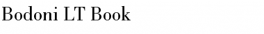 Download Bodoni LT Book Regular Font Title Preview