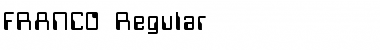 Download FRANCO Regular Font Title Preview
