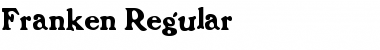 Download Franken Regular Font Title Preview