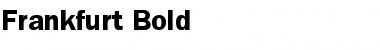 Download Frankfurt Bold Font Title Preview