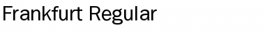 Download Frankfurt Regular Font Title Preview