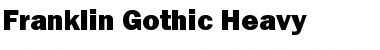 Download Franklin Gothic Heavy Regular Font Title Preview