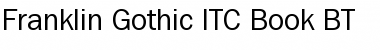 Download FrnkGothITC Bk BT Book Font Title Preview