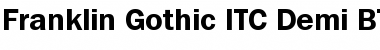 Download FrnkGothITC Bk BT Demi Font Title Preview