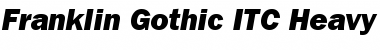 Download FrnkGothITC HvIt BT Heavy Italic Font Title Preview