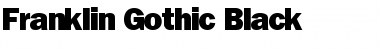 Download Franklin_Gothic-Black Regular Font Title Preview