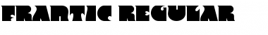 Download Frantic Regular Font Title Preview