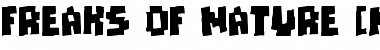Download Freaks of Nature [massive] Regular Font Title Preview
