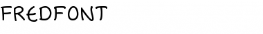 Download Fredfont Regular Font Title Preview
