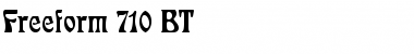 Download Freefrm710 BT Regular Font Title Preview