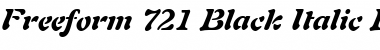 Download Freefrm721 Blk BT Black Italic Font Title Preview