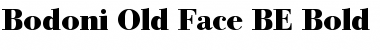 Download Bodoni Old Face BE Regular Font Title Preview