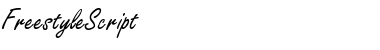 Download FreestyleScript Regular Font Title Preview