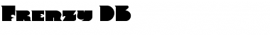 Download Frenzy DB Medium Font Title Preview