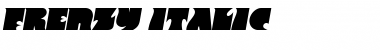 Download Frenzy Italic Font Title Preview