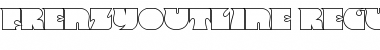 Download FrenzyOutline Regular Font Title Preview