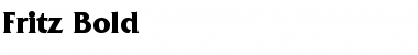 Download Fritz Bold Font Title Preview