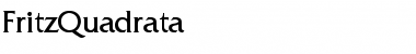 Download FritzQuadrata Regular Font Title Preview