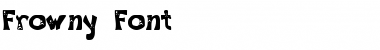 Download Frowny Font Regular Font Title Preview