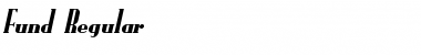 Download Fund Regular Font Title Preview