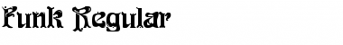 Download Funk Regular Font Title Preview