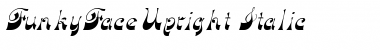 Download FunkyFaceUpright Italic Font Title Preview