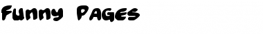 Download Funny Pages Regular Font Title Preview