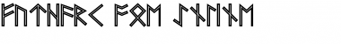 Download Futhark AOE Inline Font Title Preview