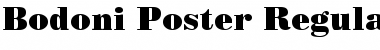 Download Bodoni Poster Regular Font Title Preview