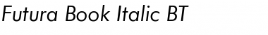 Download Futura Book Italic Font