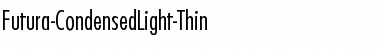 Download Futura-CondensedLight-Thin Font