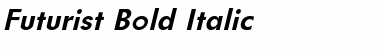 Download Futurist Bold Italic Font Title Preview