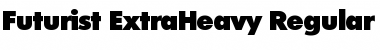 Download Futurist ExtraHeavy Regular Font Title Preview