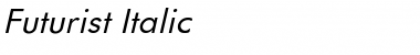 Download Futurist Italic Font Title Preview
