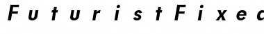 Download FuturistFixedWidth Bold Italic Font Title Preview