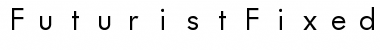 Download FuturistFixedWidth Regular Font Title Preview