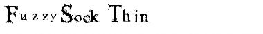 Download FuzzySock Thin Font Title Preview