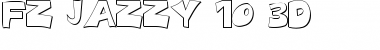Download FZ JAZZY 10 3D Normal Font Title Preview