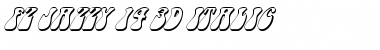 Download FZ JAZZY 14 3D ITALIC Normal Font Title Preview